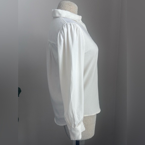 NWOT Rails Angelica Shirt Winter White SizeXS $188 - Picture 10 of 11